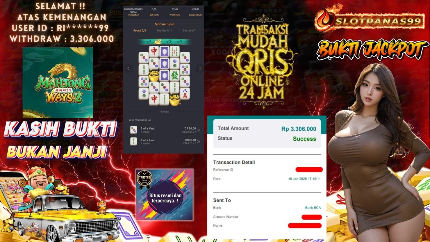 SLOTPANAS99 JACKPOT SLOT MAHJONG WAYS 2